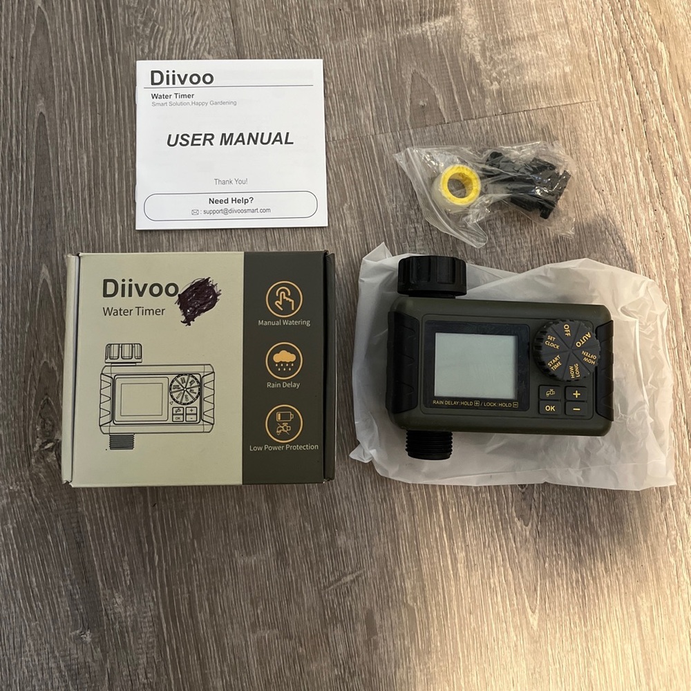 DIIVOO WATER TIMER
